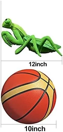 ZHONGXIN MADE Simulation Green Big Sword Mantis Plush Toy, Soft Mantis Stuffed Animal, 14 inch Soft Toy for Kids