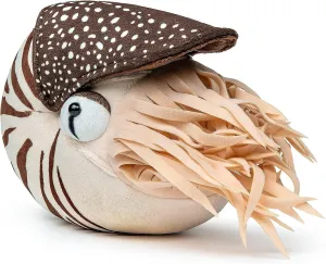 ZHONGXIN MADE Simulation Nautilus Plush Toy - Lifelike Real Life Chambered Nautilus Stuffed, Animal Toy Soft Sea Life Toys Gifts for Kids, 8 Inches